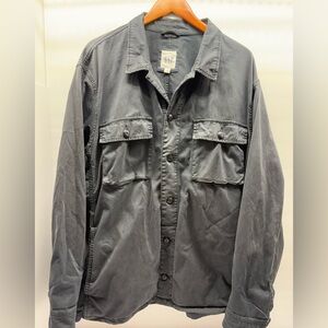 VINTAGE GAP Men's Charcoal Shirt Jacket